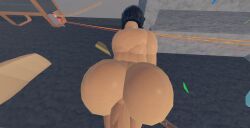 ass big_ass black_hair fat_ass girl hetero large_ass rec_room rec_room_avatar rec_room_fba_(costume) sex straight tagme