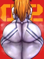 1girls alternate_color alternate_version_available ass ass_bigger_than_head ass_focus asuka_langley_sohryu big_ass big_butt bottom_heavy bubble_butt clothing crossed_arms curvaceous curvy curvy_figure dat_ass dumptruck_ass female female_only fully_clothed ginger huge_ass low-angle_view neon_genesis_evangelion penpen_(artist) plugsuit rebuild_of_evangelion skin_tight solo solo_female steam steaming_body steamy_ass tagme thick_thighs unseen_female_face voluptuous voluptuous_female