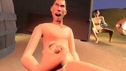 1boy 1girls 3d completely_nude completely_nude_female completely_nude_male female femscout garry's_mod human human_female human_male human_only male masturbation neo nude nude_female nude_male rule_63 scout team_fortress_2 watching