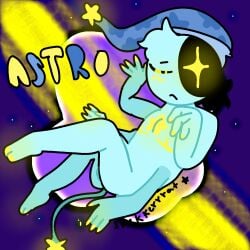 artistic_nude astro_(dandy's_world) cuntboy dandy's_world dandys_world hidden_genitals intersex nude_male roblox roblox_game snekkerrrat top_surgery_scars