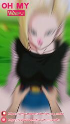 1boy 1girls 9:16 ai_generated android_18 animated climax climax_female climax_reached climaxing clitoris clothed clothed_female clothed_sex clothing cum cumming cumming_inside cumming_together cumming_while_penetrated cumming_while_penetrating dick dragon_ball dragon_ball_z female holding_hips live2d longer_than_30_seconds missionary_position mp4 ohmywaifu penis penis_in_pussy skirt small_breasts sound squirt squirting squirting_orgasm tagme vertical_video video video_game