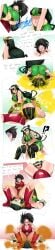 2d 2girls ass blush bowel_sounds facesitting fart fart_fetish fart_torture farting_contest farting_in_face fat_ass female female_focus humiliation lazei momo_yaoyorozu my_hero_academia thick_thighs tsuyu_asui wrestling yuri