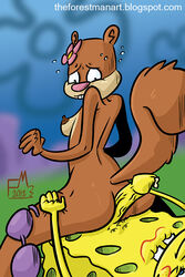 2012 brown_fur nickelodeon sandy_cheeks spongebob_squarepants spongebob_squarepants_(character) squirrel straight_hair tagme theforestman