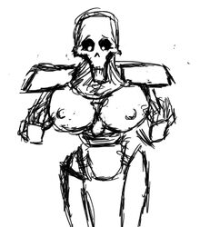 breast female necron nipple tagme warhammer_(franchise) warhammer_40k