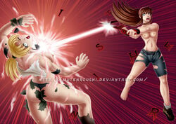 2d crossover dead_or_alive hitomi_(doa) mortal_kombat mutenroushi sonya_blade tecmo