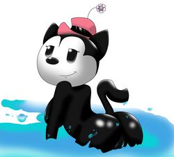 ass black_fur disney epic_mickey feline ortensia presenting pussy swimming tagme thehornyhornet