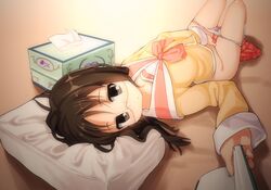 fingering fingering_self masturbation minakami_mai nichijou tagme tissue_box