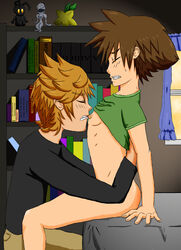 kingdom_hearts male male_only multiple_males nobody_(kingdom_hearts) roxas sora tagme yaoi