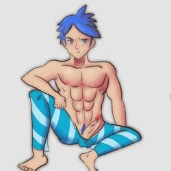 human male male_only marlon_(pokemon) pokemon pubic_hair solo tagme