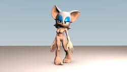 3d 3d_model anthro bat breasts color female female_only front_view fur furry ken17 mobian mobian_(species) mobian_bat nipples nude rouge_the_bat sega solo sonic_(series) sonic_adventure_2 sonic_the_hedgehog_(series) standing tagme vulva