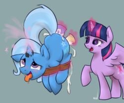 ahe_gao ahegao alicorn cum cutie_mark dildo duo equine female friendship_is_magic hair horn horse my_little_pony open_mouth ponchuzn pony purple_fur saliva sex_toy straight_hair tongue trixie_(mlp) twilight_sparkle_(mlp) unicorn wings