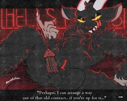 the devil (cuphead) from cuphead (game) by marshfellow