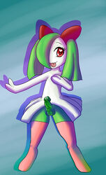 1boy girly gokai-chibi kirlia male male_kirlia male_only pokemon pokemon_(species) solo tagme