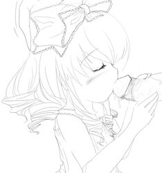 fellatio hinaichigo oral penis ribbon rozen_maiden sketch uncensored