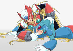 android mega_man mega_man_x robot tagme x_(mega_man) yaoi zero_(mega_man)