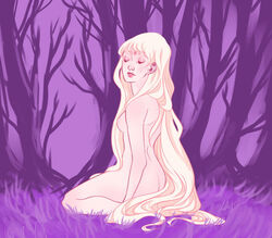 1girls amalthea_(tlu) blonde_hair breasts lady_amalthea solo tagme the_last_unicorn