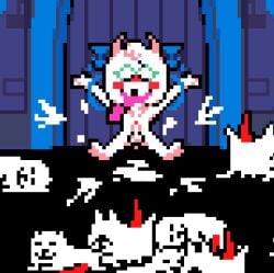 1boy accurate_art_style after_sex annoying_dog_(undertale) close-up defeated_hero deltarune edit femboy feral gangbang gangrape leaking_anus leaking_cum ralsei ralsei_with_white_fur sprite_art sprite_edit zoophilia