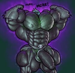 balls bara big_muscles big_penis body_hair boner danny_phantom erection flexing fright_knight helmet male male_only muscle_growth muscles muscular penis ripped-saurian solo solo_male