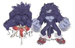 abs anal anal_sex anthro ass balls biceps blue_body blue_fur bodily_fluids clenched_teeth clothing cum cum_in_ass cum_inside drooling duo ejaculation erection eulipotyphlan footwear fur gay genital_fluids genitals hedgehog hi_res humanoid_genitalia humanoid_penis knuckles_the_echidna male male/male male_only mammal pecs penetration penis red_body red_fur saliva sega sex shoes simple_background smugh solo sonic_(series) sonic_the_hedgehog sonic_the_hedgehog_(series) sonic_the_werehog sonic_unleashed sweat sweatdrop tail teeth uhohsquishy video_games were wereeulipotyphlan werehog