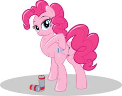 back_view battery blue_eyes earth_pony equine eyelashes female female_only feral friendship_is_magic fur hair looking_back mammal my_little_pony nude pink_fur pink_hair pinkie_pie_(mlp) pony screw smile solo spread_ass tagme tail transparent_background up1ter