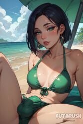 1futa 1futaballs 1futanari 1futas ai_generated artist_name beach big_cock big_dick big_penis bikini black_hair breasts bulge bulge_through_clothing bulge_under_clothes cock commission dick dickgirl erect_penis erected_penis erection futa_balls futa_only futa_sans_pussy futanari futarush green_eyes large_cock large_dick large_penis light-skinned_futanari medium_breasts naked naked_futa naked_futanari nsfw nude_futa nude_futanari outdoor outdoors pale-skinned_futanari patreon patreon_username penis riot_games short_hair solo solo_futa submissive_futa sultryspark valorant video_game video_games viper_(valorant)