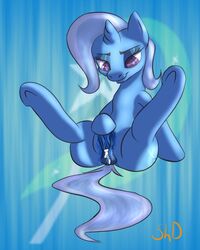 anus cum equine female friendship_is_magic horn horse my_little_pony pony pussy shdingo smile trixie_(mlp) unicorn