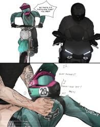 2boys anal auebumbum begging bicycle bike biker brat bratty bratty_correction bratty_submissive choking doggy_style doggystyle dominant dominant_male fucked_from_behind fucked_into_submission fucked_senseless fucked_silly gay gay_domination gay_sex half-dressed half_naked half_nude helmet helmet_covering_face helmet_only helmet_with_visor male male/male male_only male_penetrated male_penetrating male_penetrating_male masked_male masked_only motorcycle motorcycle_helmet penetration penetration_from_behind rough_sex submission submissive submissive_male tattoo tattoo_on_arm tattooed_arm yaoi