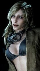 3d abs beautiful beautiful_woman big_breasts blonde_hair bra busty chest eva_(metal_gear_solid) metal_gear_solid metal_gear_solid_delta mommy perfection screenshot sexy_body sexy_female sexy_pose video_game_character