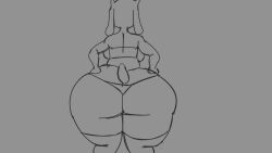 animated animation ass ass_bigger_than_head ass_focus bbw big_ass fat fat_ass mommy mommy_kink toriel undertale