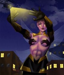 abs alternate_version_available avengers big_breasts breasts breasts_out brown_hair_female brunette casual_exposure casual_nudity city city_background cityscape covered_nipples cunty fairy_wings giant giantess hands_casting_shadow helicopter janet_van_dyne marvel marvel_comics muscular muscular_female public public_exposure public_nudity scarltchaosjnx shadow short_hair skirt spotlight spotlight_beam superheroine toned toned_female topless topless_female unbothered wasp_(marvel) wings