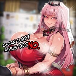 1boy 1girl 2026 2d absurd_res absurd_resolution absurdres ai_generated armlet bare_shoulders big_ass big_breasts big_penis black_nails blunt_bangs blurry blurry_background blush breasts bursting_breasts cleavage dress english_text hetero hi_res high_quality high_resolution highres hololive hololive_english hololive_myth huge_breasts image jewelry long_hair looking_at_viewer meme mori_calliope nail_polish patreon patreon_username pink_eyes pink_hair red_dress shiny_skin smile solo_focus sweat tiara uncensured uni_gens veil virtual_youtuber watermark