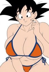 ai_generated dragon_ball female_goku genderbend tagme