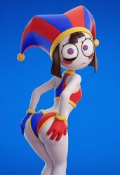ass bent_over bikini fortnite pomni_(the_amazing_digital_circus) sexy the_amazing_digital_circus thick_ass