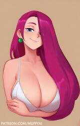 bbw breast female huge_breast jessie_(pokemon) mature_female purple_hair