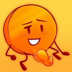 battle_for_dream_island battle_for_dream_island_again bfb bfdi bfdia coiny coiny_(bfdi) cum cum_leaking_out_of_penis genital_slit object_shows tentacle_penis
