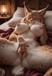 1girls 5_fingers ai_animation ai_generated animated animation anthro anthro_only anus areolae bed bedroom big_breasta big_butt breasts brown_body brown_fur butt cat dirtyfinger eyes_closed feline female female_masturbation female_only fingering fingering_partner fingering_pussy furry furry_only gif inner_ear_fluff inside looking_pleasured loop looping_animation lynx masturbation moan moaning navel nipples pillow pussy silverlynx spread_legs spreading_legs tail vaginal vaginal_masturbation white_body white_fur