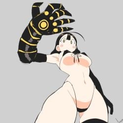 1girl 1girls ahoge akisas99 almost_naked almost_nude armpit armpit_crease armpit_peek armpits ass_visible_from_the_front ass_visible_through_thighs background big_boobs big_breasts bikini bikini_bottom bikini_only bikini_top black-haired_female black_bikini black_bikini_bottom black_bikini_top black_eyebrows black_hair black_micro_bikini black_swimsuit black_swimwear breasts busty busty_female busty_girl curvaceous curvaceous_body curvaceous_female curvaceous_figure curvaceous_hips curvy curvy_body curvy_female curvy_figure curvy_hips dark_hair exposed grey_background hairless_armpits halterneck hourglass_figure inframammary_fold inguinal_crease inguinal_ligament large_boobs large_breasts lean_figure micro_bikini monotone_background mostly_nude naked naked_female naked_woman narrow_waist nearly_nude nipple_bulge nude nude_female nudity oc one_color_background original original_art original_artwork original_character original_female_character plain_background practically_nude shaved_armpits skimpy_bikini slender_body slender_waist slim_female slim_waist small_bikini solid_color_background string_bikini swimsuit swimwear thigh_gap thong_bikini wide_hips yellow-eyed_female yellow_eyes