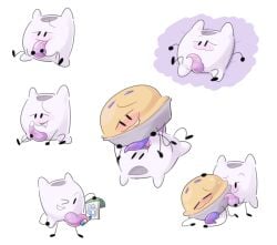 autofellatio battle_for_dream_island battle_for_dream_island_again bfb bfdi bfdia cum cum_in_mouth licking_penis luridime object_shows pie_(bfdi) pillow_(bfdi) prehensile_penis tentacle_penis