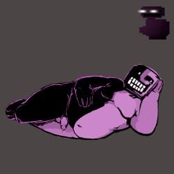dayshift_at_freddy's dick fat_male henry_miller_(dayshift_at_freddy's) laying_down