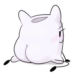 ass ass_crack ass_focus battle_for_dream_island battle_for_dream_island_again bfb bfdi bfdia luridime object_shows pillow_(bfdi)