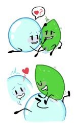 battle_for_dream_island battle_for_dream_island_again bfb bfdi bfdia bubble_(bfdi) leafy_(bfdi) luridime object_shows pussy pussy_juice pussy_on_pussy rubbing_pussy tribadism