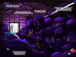 big_ass big_breasts blueberry_inflation breasts bubble_butt cleavage female huge_breasts hyper_breasts inflation macro melanie_(oc) nipples sinflative tagme thick_thighs wide_hips