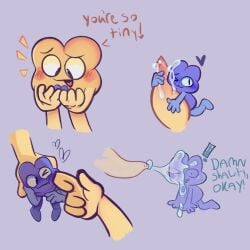 algebralien battle_for_dream_island battle_for_dream_island_again bfb bfdi bfdia cool_and_swag_(artist) cum cum_on_face cumshot four_(bfb) micro object_shows tentacle_penis x_(bfb)