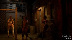 3boys drukar erect_penis erection femboy feminized_male fishnet_legwear fishnets gay harley_quinn_(cosplay) high_heels hiro_(tales_of_androgyny) naked naked_male nude_femboy prostitute prostitution sissy street twintails whored_out whores yorha_9s