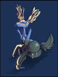 after_sex cum cum_in_ass cum_in_pussy cum_inside furry mel_the_hybrid pokemon pokemon_(species) pussy tagme xerneas