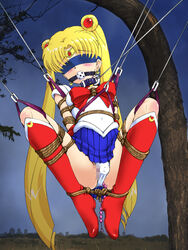 anal anal_beads ball_gag bishoujo_senshi_sailor_moon blindfold bondage censored clothing gag panties sailor_moon skirt solo spark_utamaro suspension usagi_tsukino vaginal_insertion vaginal_penetration vibrator