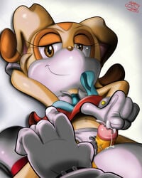 anthro cameltoe canine cream_the_rabbit cum fox grinding_on_penis grinding_through_clothes lagomorph looking_at_viewer panties penis pussyjob pussyjob_over_clothes rubbing_penis_on_pussy sammy_stowes sega sex smile sonic_(series) underwear wet_panties young