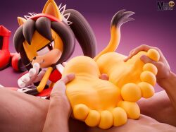 honey the cat from sega by milkmeister3d