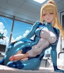 samus aran from metroid by psyopsai