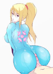 1boy 1girls ass ass_focus assjob big_ass big_butt bimbo blonde_hair blue_eyes bodysuit bored bored_sex bubble_ass bubble_butt bushizo butt_focus buttjob colored covered_buttjob cum cum_on_ass cum_on_back dat_ass disinterested disinterested_sex ejaculation emotionless emotionless_sex female from_behind from_behind_position hair hot_dogging huge_ass human looking_back male metroid mole nintendo penis ponytail reverse_cowgirl_position samus_aran simple_background small_penis straight tied_hair unamused unamused_sex unenthusiastic unenthusiastic_sex unseen_male_face veins veiny_penis white_background zero_suit zero_suit_samus